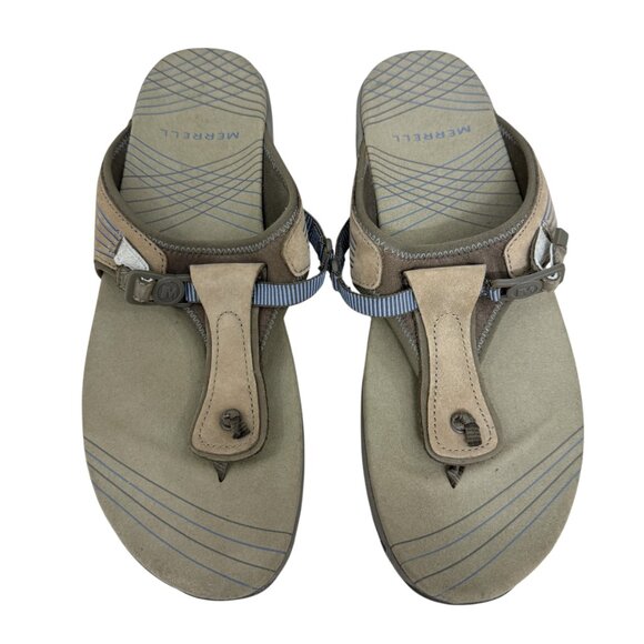 Merrell Pansy Bungee Performance Casual Sandals Thong Flip Flops Women's Size 9 - Picture 2 of 8